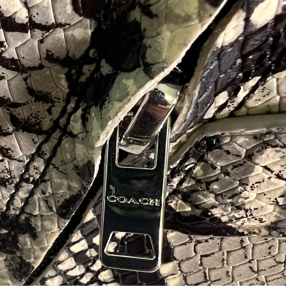 Coach Snake Women’s  Print Leather Booties! NWT Size 8 - Picture 6 of 17
